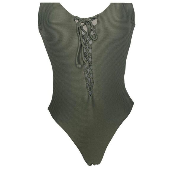 Onia Bridget Sage One-Piece Textured Swimsuit - Picture 2 of 8